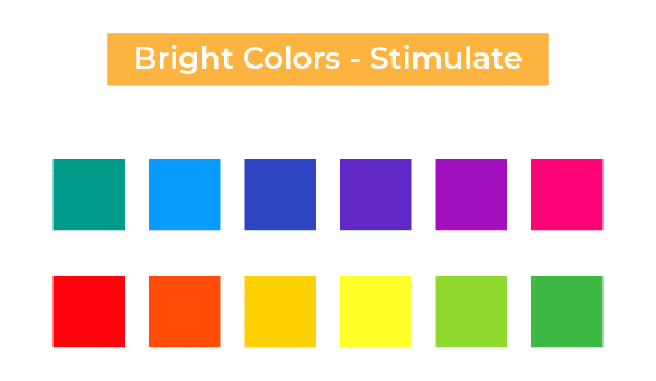 Bright Color wheel pitch deck